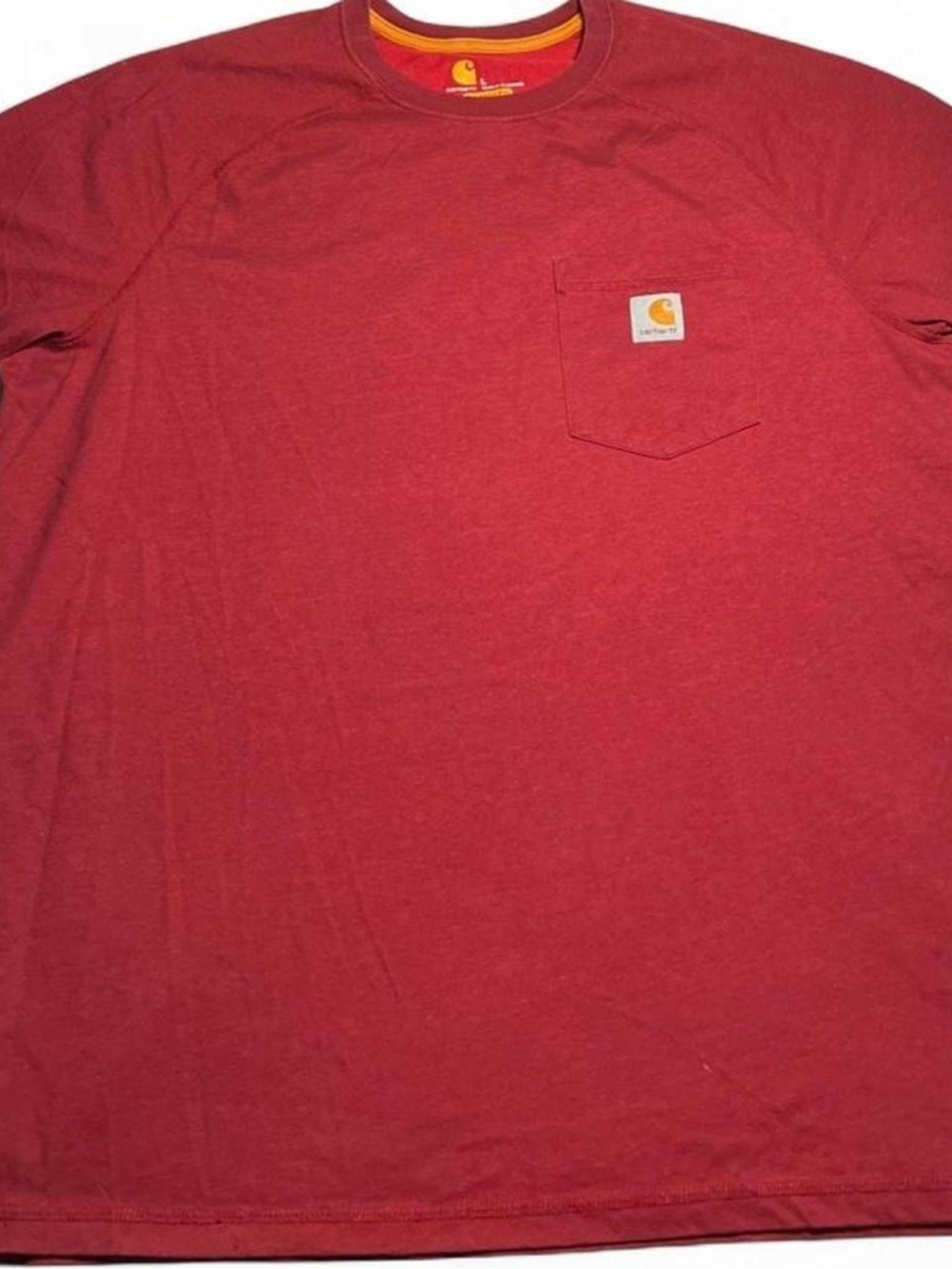 Carhartt Red Pocket Short Sleeve Work Tee